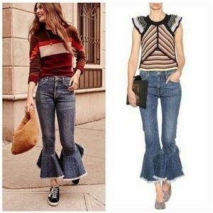 Citizens of Humanity drew flounce high rise jean